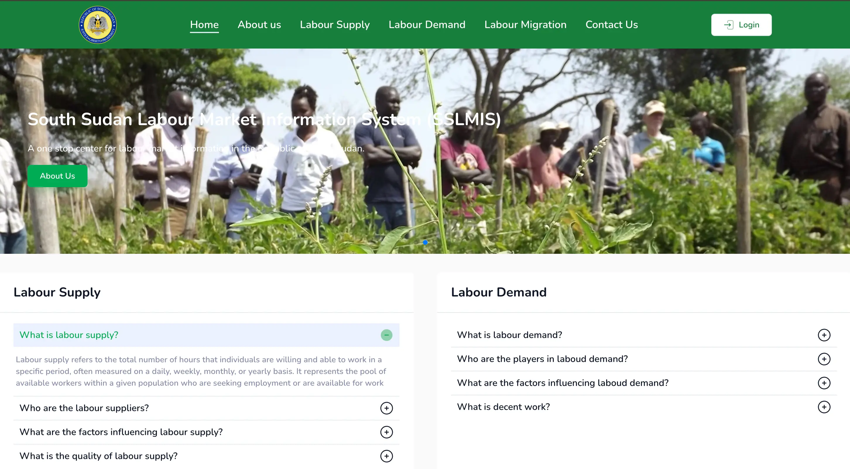 South Sudan Labour Market Information System